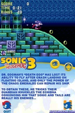 Sonic Classic Collection screenshot 3 for Nintendo DS